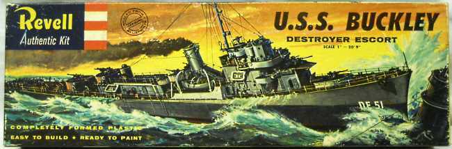 Revell 1/249 USS Buckley DE51 Destroyer Escort - 'S' Issue, H355-169 plastic model kit
